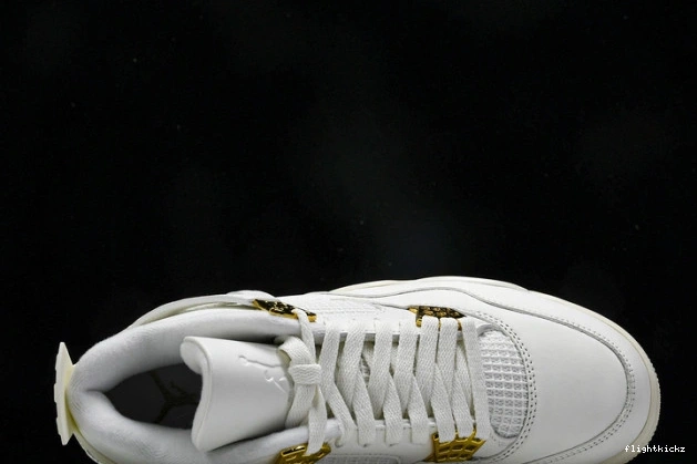 4 Retro Jordan Gold AQ9129-170 Metallic 0907